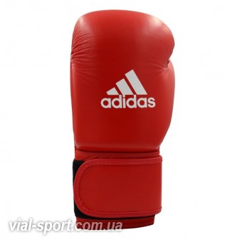 Шкіряні боксерські рукавички Adidas WAKO (червоний, ADIWAKOG1)