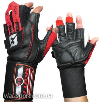 Шкіряні рукавички для фітнесу SKOTT TALON LEATHER GLOVES ELITE SERIES