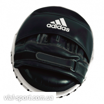 Лапа Adidas Ultimate Classic Air Mitts Vacuum Pad (чорно / білі, ADIBAC0112)