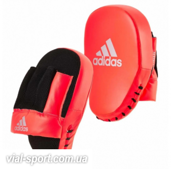 Лапа швидкісна Adidas Speed Coach Mitts (чорно / червона, ADISBAC014)