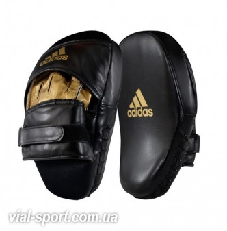 Лапа швидкісна Adidas Speed Coach Mitts (чорно / золота, ADISBAC01)