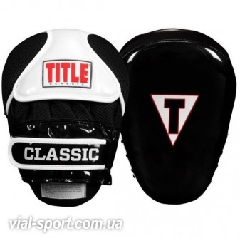 Лапи боксерські TITLE Classic Pro-Style Trainer's mitts чорні