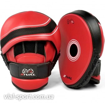 Лапи для відпрацювання ударів RIVAL RPM1 ULTRA PUNCH mitts червоні