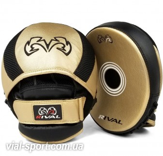 Лапи для відпрацювання ударів RIVAL RPM11 EVOLUTION PUNCH mitts золотий / чорний