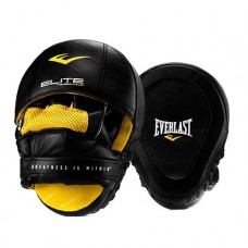 Лапи EVERLAST Elite Leather Punch mitts чорні