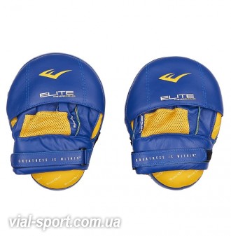 Лапи EVERLAST Elite Leather Punch mitts сині