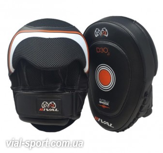 Лапи RIVAL RPM10 D3O© INTELLI-SHOCK PUNCH MITTS RPM10-d30 чорні