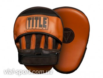 Лапи TITLE Boxing Vintage Leather Curved Mitts