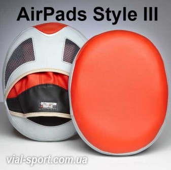 Лапи тренерські Ultimatum airpads style білий-червоний