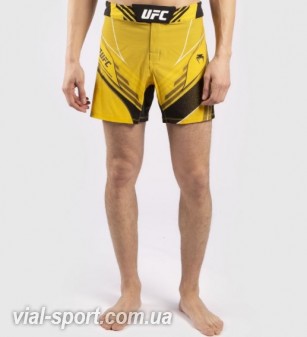 Легкі шорти для MMA Venum Authentic UFC Fightnight short fit pro line yellow