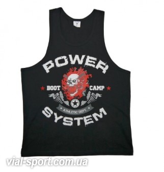 Майка для фітнесу та бодібілдингу Power System PS-8000 Boot Camp Black