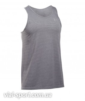 Майка Under Armour сіра смужка Threadborne Streaker Singlet чоловік 1271822-025