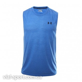 Майка Under Armour синя UA THREADBORNE MUSCLE TANK чоловік 1289617-789