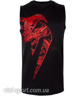 Майка Venum Giant x Dragon Tank Top Black Red