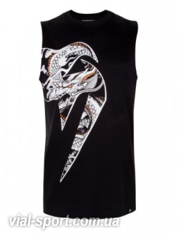 Майка Venum Giant x Dragon Tank Top Black White