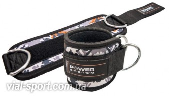 Манжети на щиколотку Power System Ankle Strap Camo PS-3470 Grey / Black