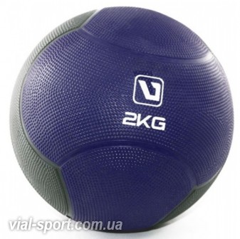 Медбол твердий 2 кг LiveUp MEDICINE BALL LS3006F-2