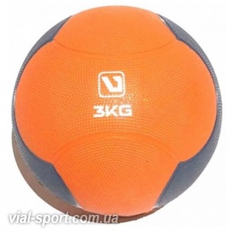 Медбол твердий 3 кг LiveUp MEDICINE BALL LS3006F-3