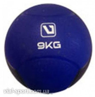 Медбол твердий 9 кг LiveUp MEDICINE BALL LS3006F-9