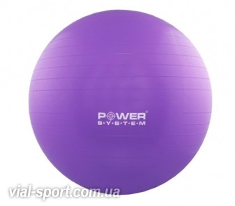 М'яч для фітнесу та гімнастики POWER SYSTEM PS-4011 55 cm Purple