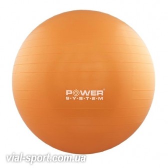 М'яч для фітнесу та гімнастики POWER SYSTEM PS-4011 55cm Orange