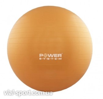 М'яч для фітнесу та гімнастики Power System ps-4013 75cm orange