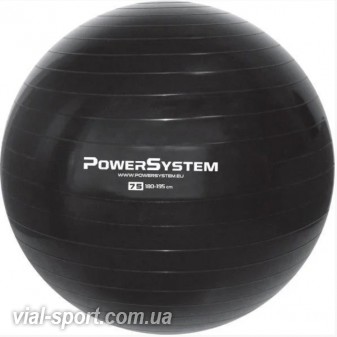 М'яч для фітнесу та гімнастики power system ps-4013 pro gymball 75 cm back