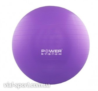 М'яч для фітнесу та гімнастики POWER SYSTEM PS-4018 85 cm Purple