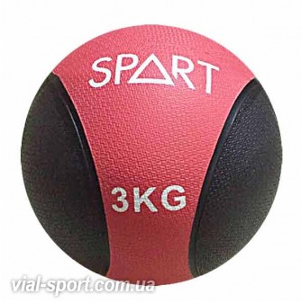 М'яч гімнастичний, медичний, обтяжений SPART Medicine Ball 3 kg