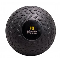 М'яч Slamball для кросфіту та фітнесу Power System ps - 4116 10кг рифлений