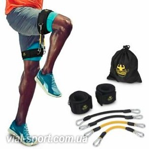 Набір амортизаторів для ніг DAS LEBEN Kinetic Speed Agility Training Strength Leg Resistance Bands Set