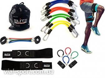 Набір амортизаторів для ніг ELITE ATHLETICS Speed Agility Leg Resistance Bands Set