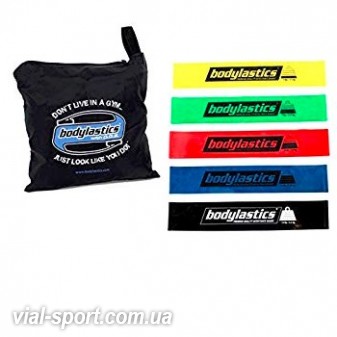 Набір амортизаторів Петля BODYLASTICS PREMIUM LOOP Resistance Bands Set 5 шт.