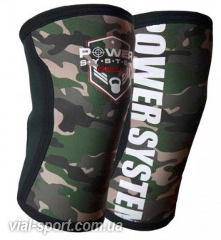 Наколінники для Crossfit Power System Knee Sleeves Camo PS-6032