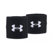 Напульсники Under Armour Performance Wristbands-BLK чорний чоловік UNI 1276991-001