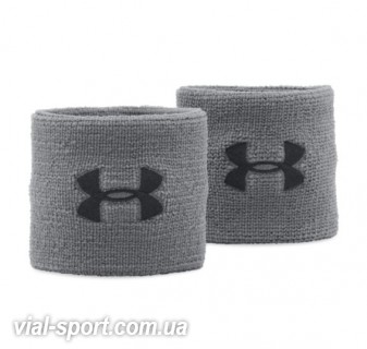 Напульсники Under Armour Performance Wristbands-GPH сірий чоловік UNI 1276991-040