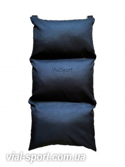 Настінний мішок Wall Bag тентова тканина - 3 секції Чорний