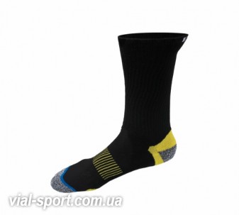 Шкарпетки Everlast men's performance crew socks black / yellow