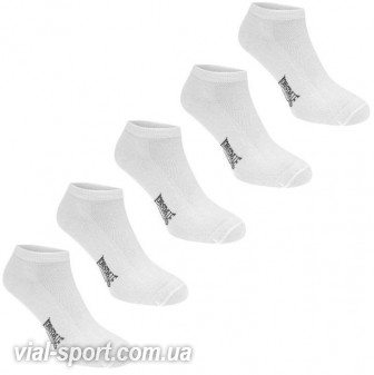 Шкарпетки Lonsdale 5 pack trainer socks mens white (5 пар)