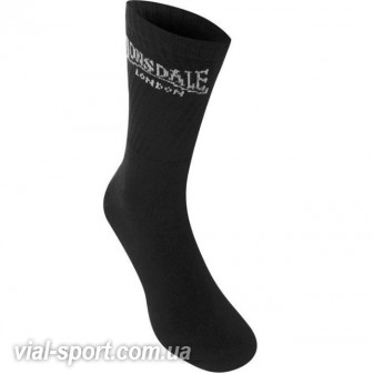 Шкарпетки Lonsdale Crew mens socks black