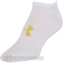 Шкарпетки Under Armour SOLID 6 PKS NO SHOW 1312701-100 білі