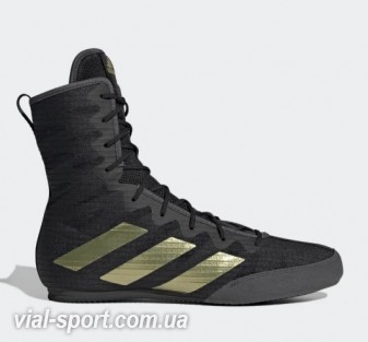 Взуття для боксу (боксерки) Adidas Box Hog 4 (чорний/золотий, GZ6116) 