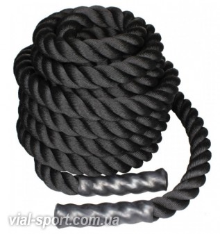 Канат для кроссфіта LiveUp BATTLE ROPE, 12 м, LS3676-12