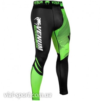 Компресійні штани Venum Training Camp 2.0 Spats Black Neo Yellow