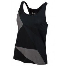 Майка Under Armour Geo Run Tank чорно-сіра жін 1293076-001