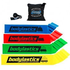 Набір амортизаторів стрічкових BODYLASTICS PREMIUM FLAT Resistance Bands Set 4 шт.