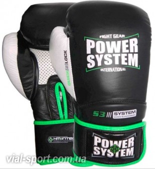 Рукавички для боксу PowerSystem PS 5004 Impact Black