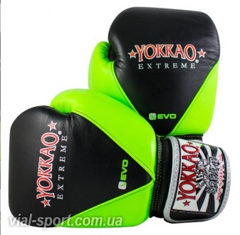 Рукавички тренувальні Yokkao extreme v-evo collection black / green