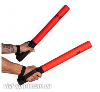 Палки-макивари EVERLAST Powerlock Training Sticks червоний/чорний