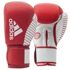 Рукавички Adidas з ліцензією Wako для боксу та кікбоксингу (червоно/білий, adiKBWKF200)
